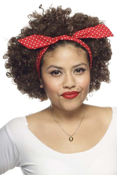 bandana hairstyles are cute and easy way to manage curly wavy and ...