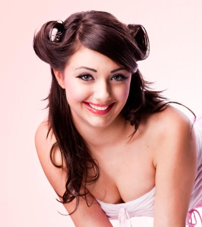 Victory rolls are another unforgettable pin up style to try! They ...