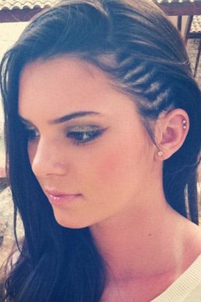 Kendall-Jenner-hair-braids- Hairstyle Stars