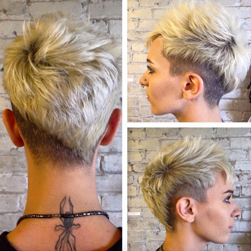 Pixie Undercut For Straight And Curly Hair