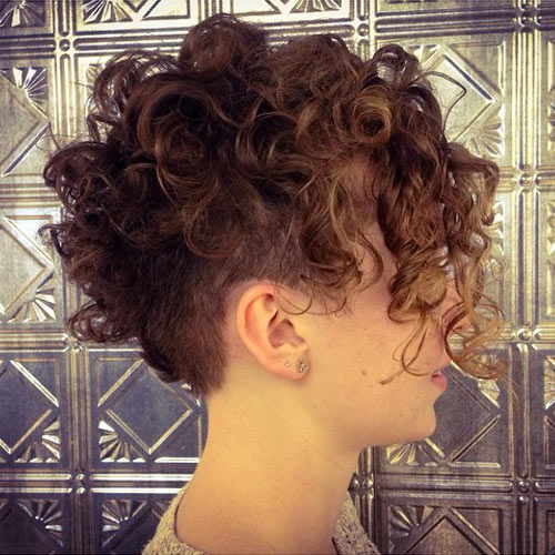 Pixie Undercut for Straight and Curly Hair
