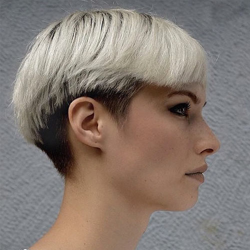 Pixie Undercut for Straight and Curly Hair
